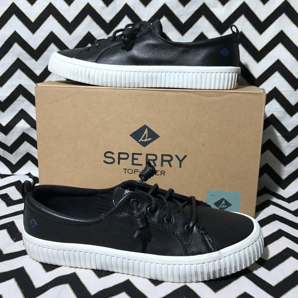 sperry crest vibe sneaker black